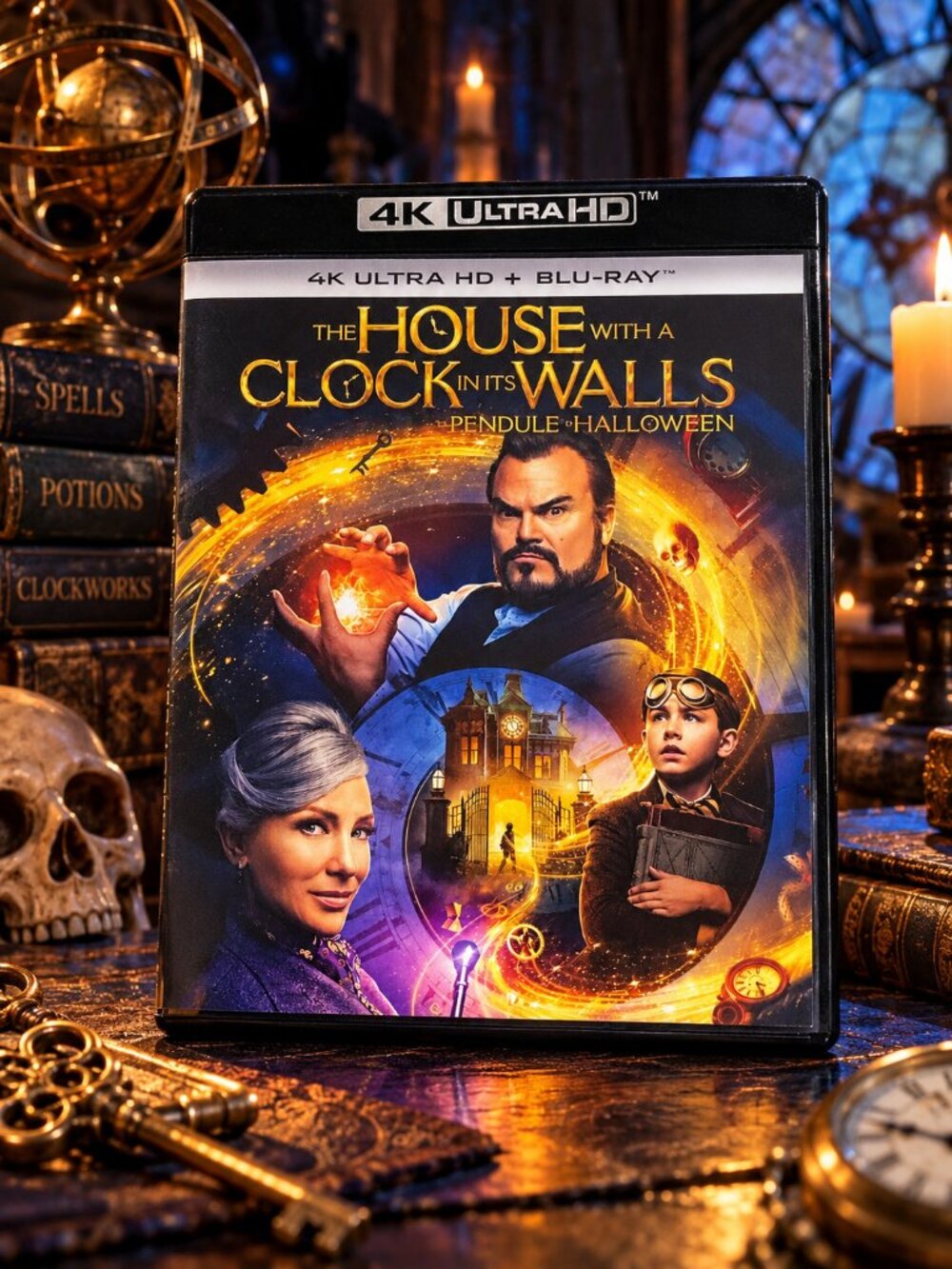 The House With A Clock In Its Walls (4K UHD/Blu-ray, Region A) Very Good!